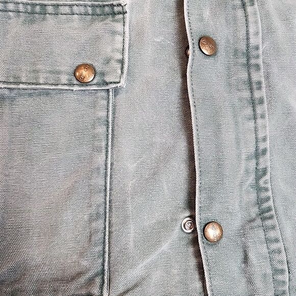 Vintage Carhartt Jacket XL 90s USA Chore Coat Blanket Lined CB2594 Distressed - Picture 13 of 16